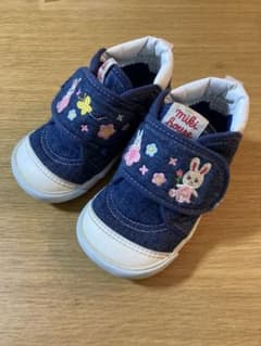 ミキハウス　ベビー靴　女の子用のサムネイル
