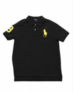 [希少]polo ralph laurenポロシャツ ブラック y2k swag 希少 ポロラルフローレン ポロシャツ ブラック ビッグポニー swag y2k