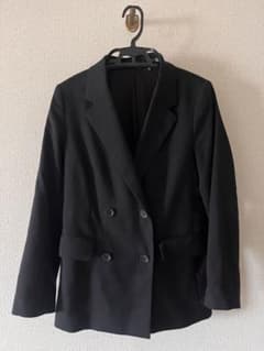 GU ダブルブレストジャケットZ ブラック Mのサムネイル