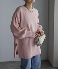 aoi様専用★新品未使用★裾リブニット ボンジュールサガンのサムネイル