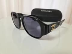 CHANEL ブラック サングラス ケース付き - メルカリ