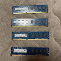 Kingston DDR3 2400MHz 4GB メモリ 4枚セットのサムネイル