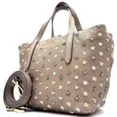 正規品 ジミーチュウ 2way ミニサラ ショルダーバッグ スタッズ 