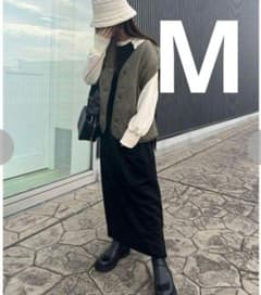 akaru しまむら配色ワンピース　Mのサムネイル