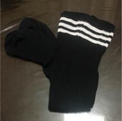 サッカーストッキング 黒 美品のサムネイル