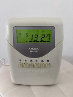 AMANO MX-100 タイムレコーダー 本体のサムネイル