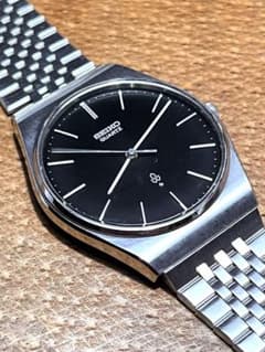 SEIKO QUARTZ エンブレム　稼働品　新品風防・電池　1977年製のサムネイル