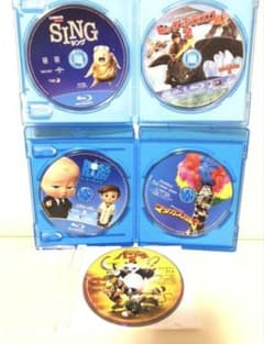 ☆ Blu-ray DREAM Works + SING 5장 세트 ☆