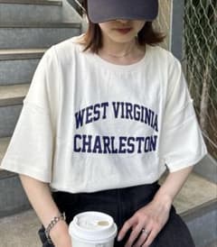 CIAOPANIC TYPY USAコットン切り替えプリントTEE ホワイトのサムネイル