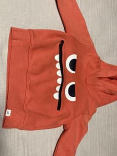 GAP ベビー パーカー モンスター柄 オレンジのサムネイル