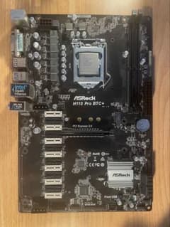 ASRock H110 Pro BTC+ マザーボード i5-6400 セット - メルカリ
