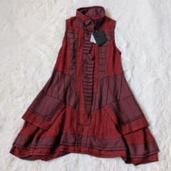 新品タグ付》EIKO KONDO/エイココンドウ リネンロングジレ/ワンピース