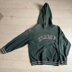 XLARGE グリーン パーカー