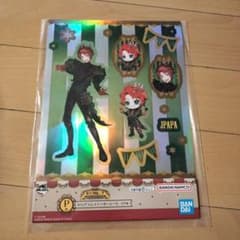화려한 복숭아에서 피치 이치 반 쿠지 P상 홀로그램 스티커 시트 자파파