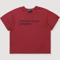 ENFANTS RICHES DÉPRIMÉS ロゴ Tシャツ ワインレッド Mのサムネイル