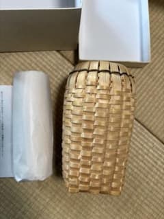 【非売品】表千家50周年記念 熊野細工 檜籠花入 名匠芝安雄作（箱・栞付）茶道具のサムネイル