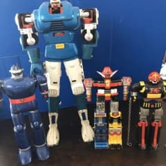 ゴーディアン、ゴッドシグマ、バトルフィーバー、鉄人28号。　超合金　ポピーセットのサムネイル
