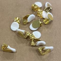 蝶バネイヤリング クリップ式イヤリング アクセサリー パーツ