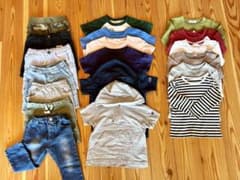 90 男の子 服　セット　保育園のお着替えにのサムネイル