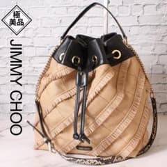✨極美品✨ ジミーチュウ ショルダーバッグ ハンドバッグ 2WAY 巾着
