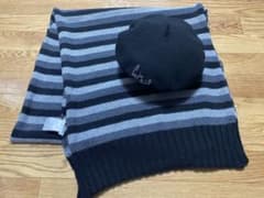 【新品】ニットボーダーストール オンワード エストンーションのサムネイル