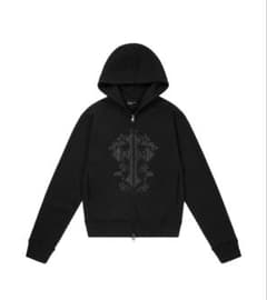 AAKAM CROS2 Zip-Up Hoodie (Black)