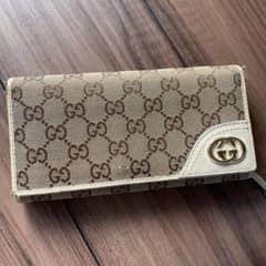 ◆ジャンク品◆GUCCI/グッチ　長財布のサムネイル