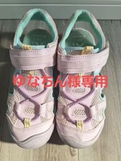 子供用ピンクサンダル メッシュ素材のサムネイル