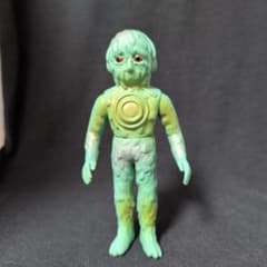 昭和レトロ 当時物 鉄人タイガーセブン オイル原人 ソフビ ジャンク