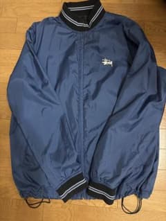 STUSSY リバーシブル ナイロンジャケット XL ネイビー ステューシー