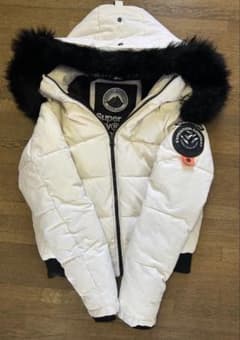 Superdry 極度乾燥ダウンジャケット ホワイト puffer jacketのサムネイル