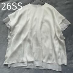 26SS ヴェルメイユパーイエナ レイヤードブラウス とろみ 白 - メルカリ
