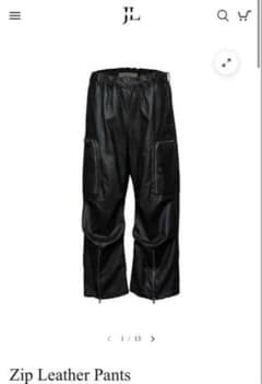 Jentlouis 24AW Zip Leather Pants 完売品 Jentlouis 24AW Zip Leather Pants 完売品 - メルカリ