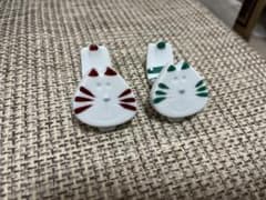 有田焼　猫の箸置き　ペアのサムネイル