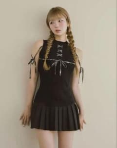 Darich ドッキングレースアップミニワンピースのサムネイル