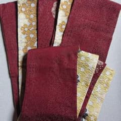 値下げ交渉可 お買い得 超可愛い リバーシブル花柄  長尺半幅帯 兵児帯のサムネイル