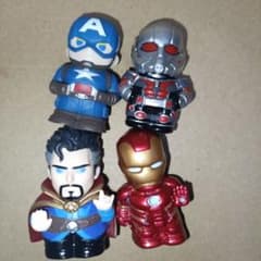 マーベル 指人形 ソフビパペット マスコット フィギュア