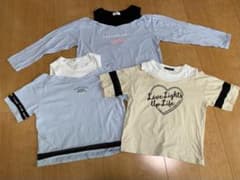 子供服 ジュニア服 女の子 半袖Tシャツ 長袖Tシャツ160cm 3着まとめ売りのサムネイル
