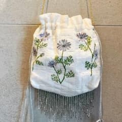 【美品・一点物】tolight KINCHAKUシリーズ　ホワイトシルバーのサムネイル