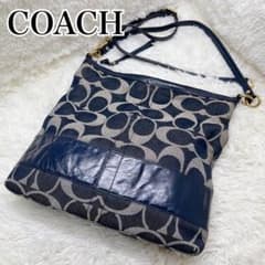 coach コーチ ショルダーバッグ s75 シグネチャー デニム 12549 - メルカリ