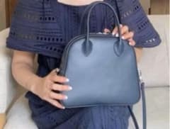 未使用品　メゾンカナウ ラウンドボストンバッグ 佐藤佳菜子別注 MAISON CANAU メゾンカナウ ラウンドボストンバッグ 佐藤佳菜子 美品