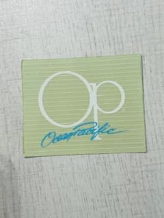 ocean pacific OP 激レア希少ステッカー 90’s ホワイトブルー - 3