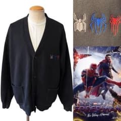 Excellent condition Spider-Man sweatshirt cardigan, size XL, black.