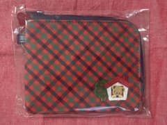 ☆新品未使用☆ファミリアfamiliar 赤チェック柄 パスケース 定期入れ
