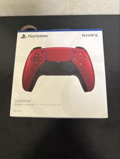 箱ありPS5コントローラーレッド　3mケーブル付属のサムネイル