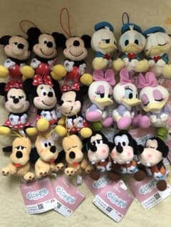 ミッキー＆フレンズ　むにゃすやマスコットVol.1 全9種　Vol.2 全9種