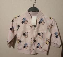 Brand new girls' Minnie Mouse lightweight reversible jacket, size 100cm.