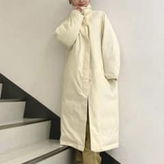 美品】KBF パディングロングダウンコート - メルカリ