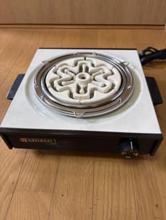 動作確認済 昭和レトロ ナショナル 電気コンロ NK-683G 箱付 当時物