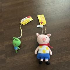 ラブアダブダフ　マスコット　ブタ 根付け　カエルセットのサムネイル